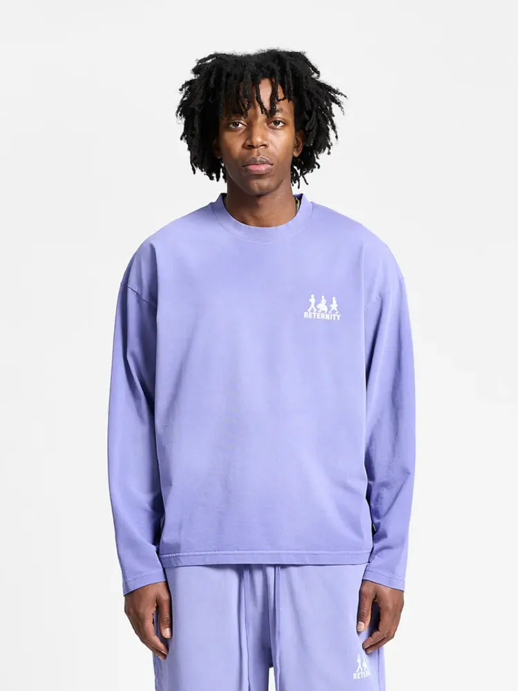 Reternity Reternity Longsleeve Creative Dept FW25 Washed Purple