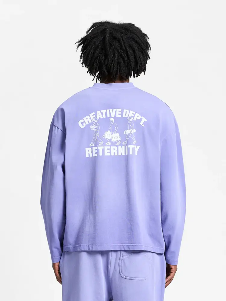 Reternity Reternity Longsleeve Creative Dept FW25 Washed Purple