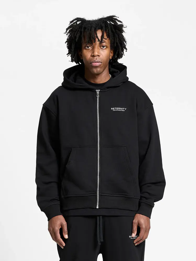 Reternity Reternity Zip-Hoodie Creative Dept FW25 Black