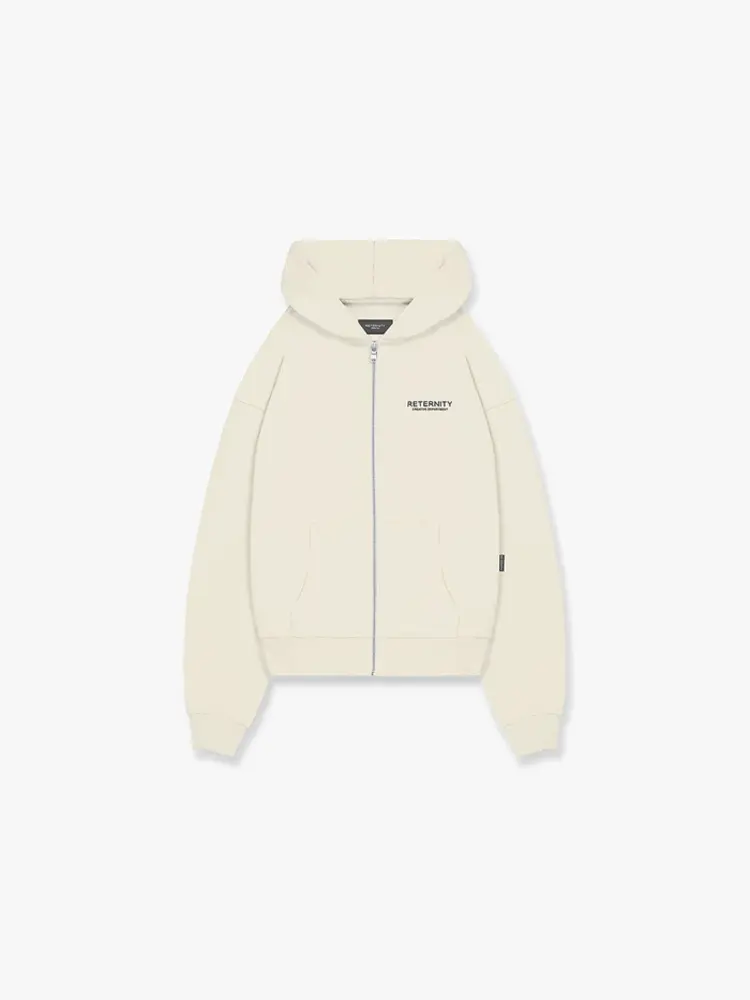 Reternity Reternity Zip-Hoodie Creative Dept FW25 Cream