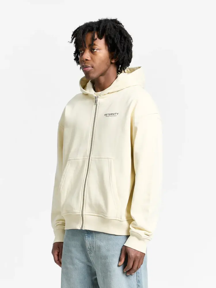 Reternity Reternity Zip-Hoodie Creative Dept FW25 Cream