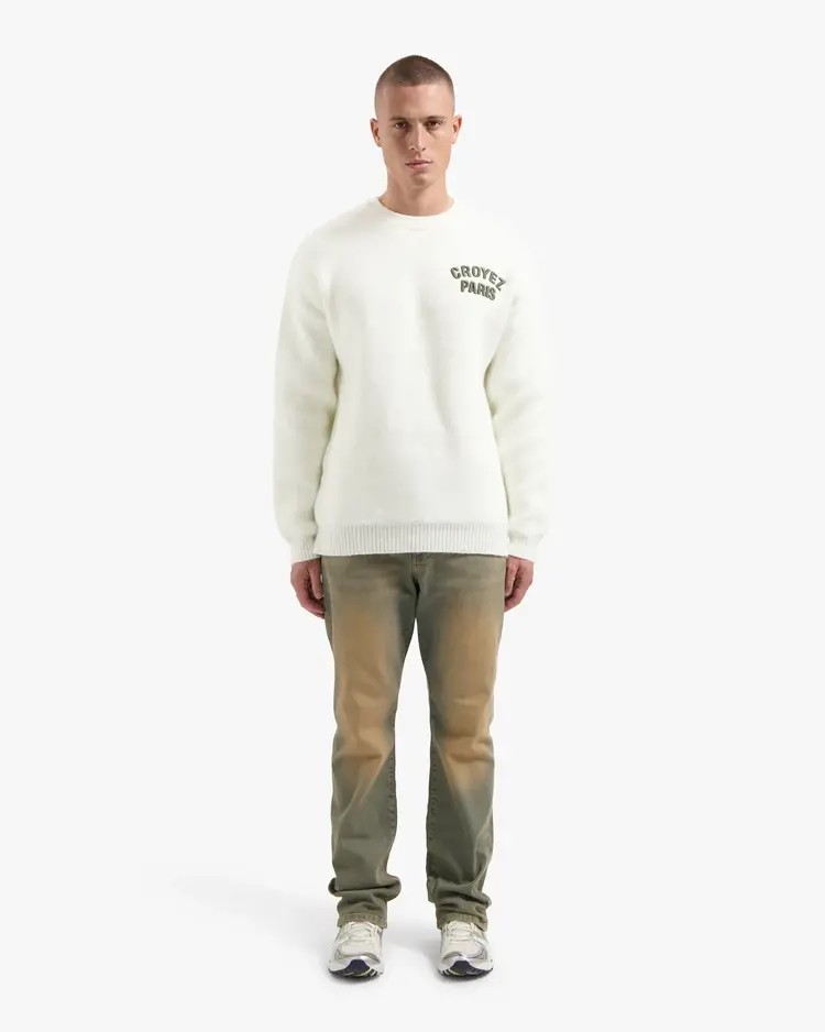 Croyez Croyez Sweater Knit Paris FW25 Off White