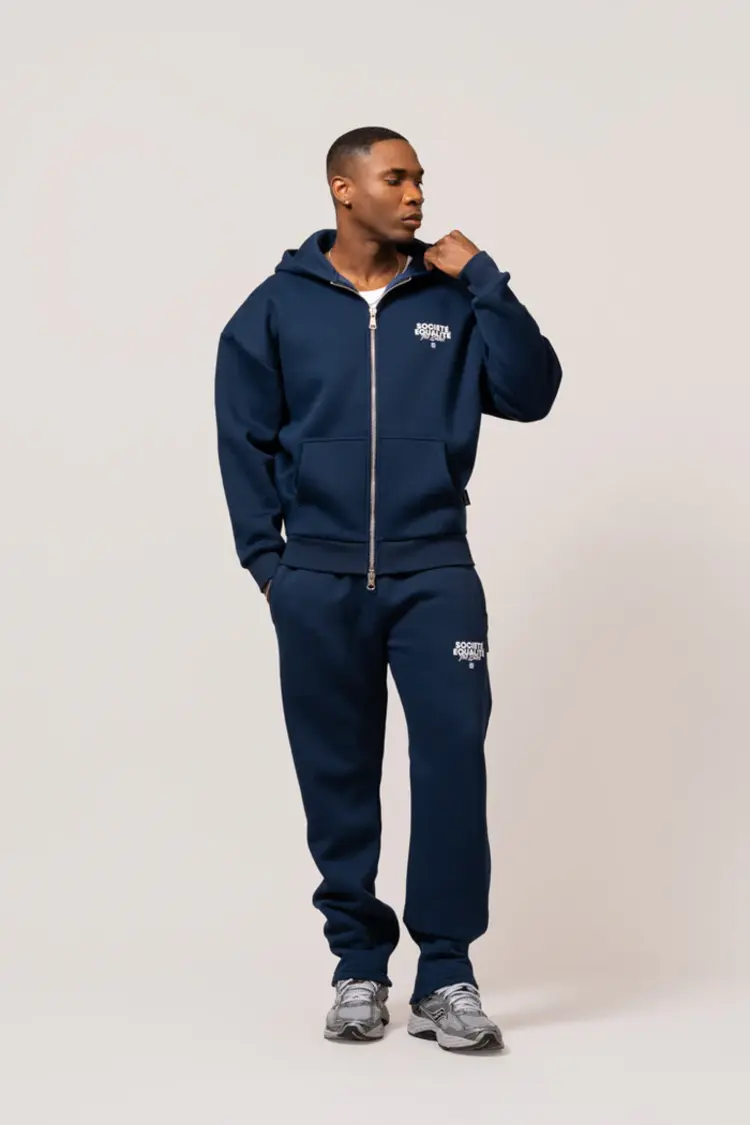 Equalite Equalite Full Zip Hoodie Societe FW25 Navy