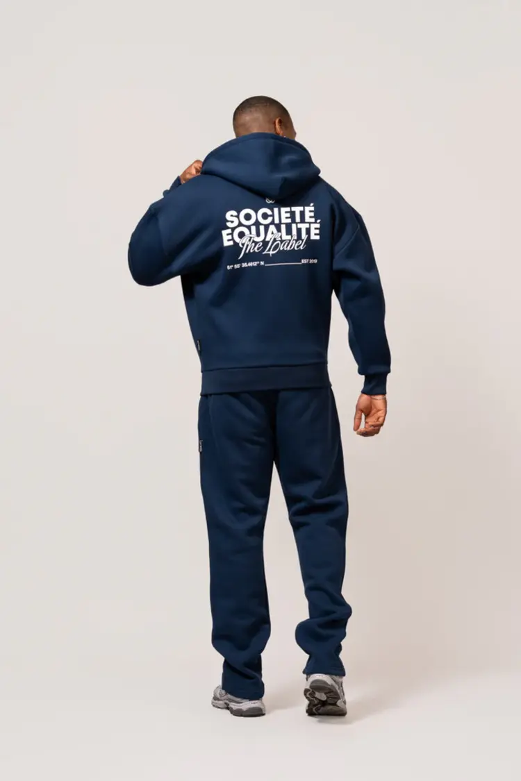 Equalite Equalite Full Zip Hoodie Societe FW25 Navy