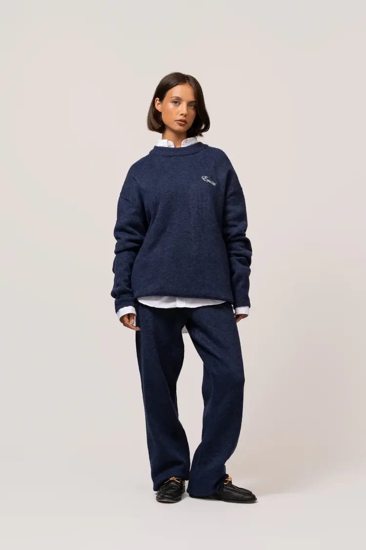 Equalite Equalite Tracksuit Fluffy Knit FW25 Navy