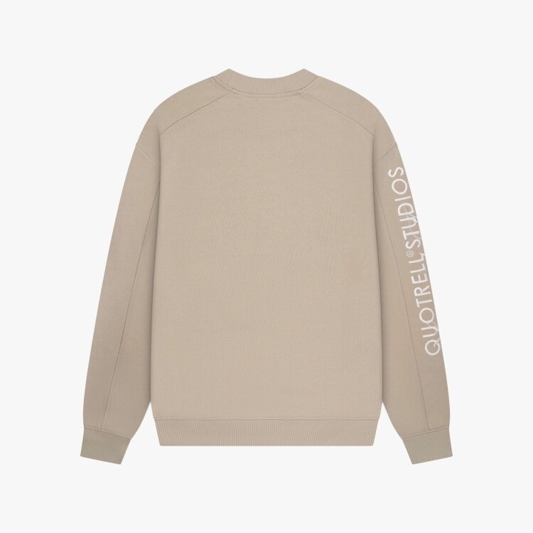 Quotrell Quotrell Crewneck Command FW25 Greige