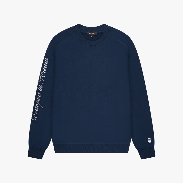 Quotrell Quotrell Crewneck Command FW25 Navy