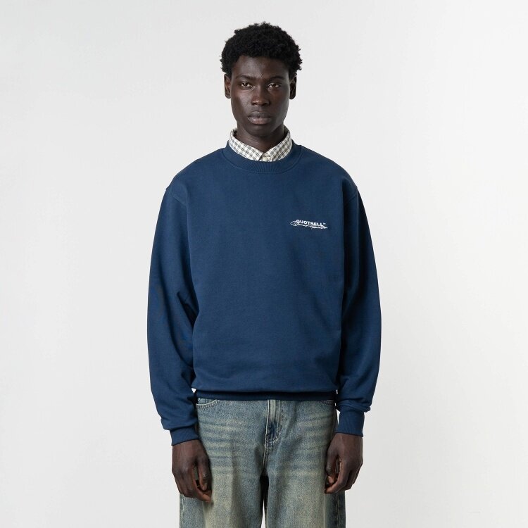 Quotrell Quotrell Crewneck Athletics FW25 Navy/White