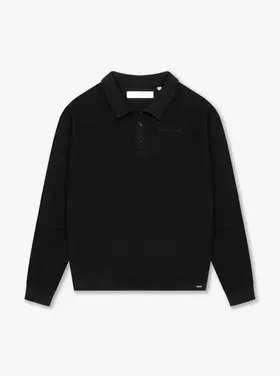 Croyez Croyez Sweater Polo Fleece FW25 Black
