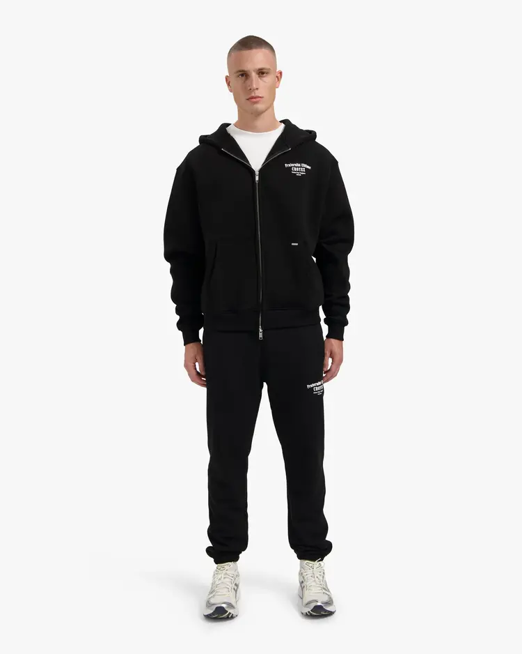 Croyez Croyez Zip Hoodie Fraternite FW25 Black