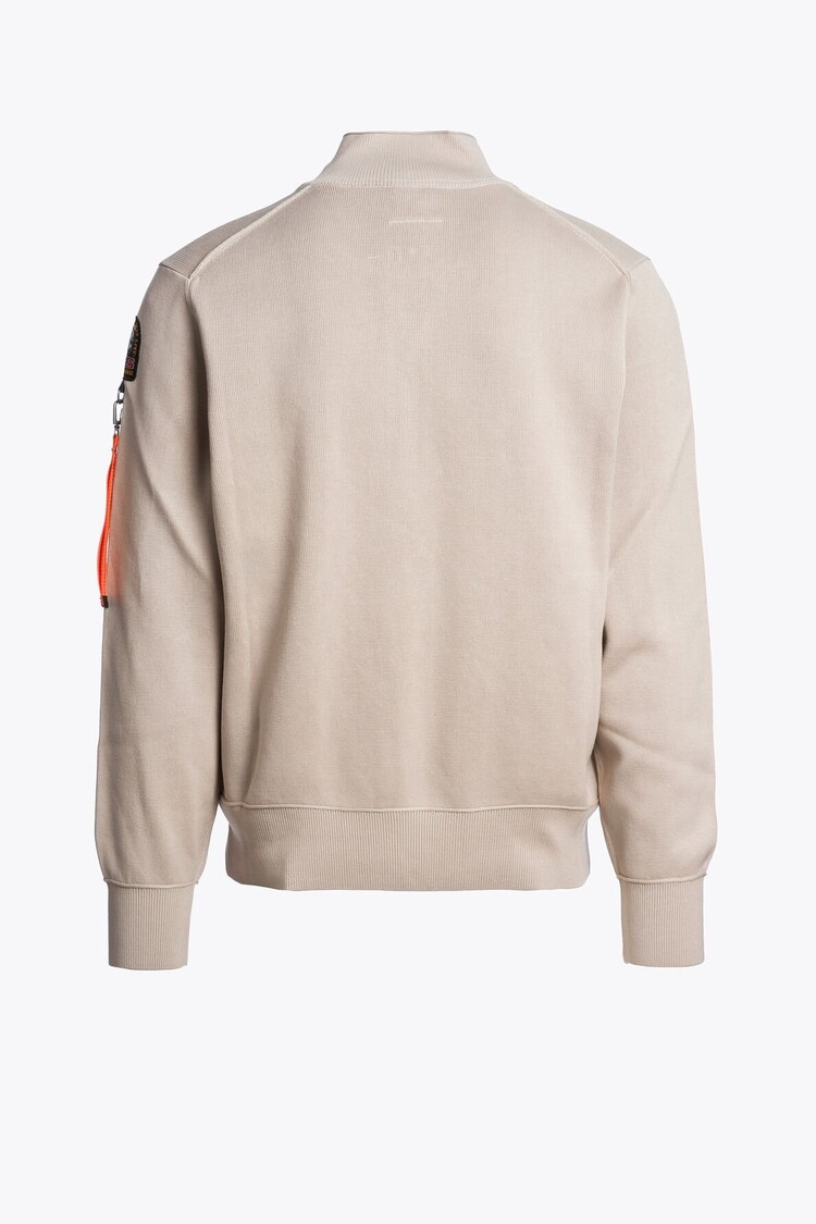 Parajumpers Parajumpers Pullover Sweater Basic Scoe FW25 Mastic