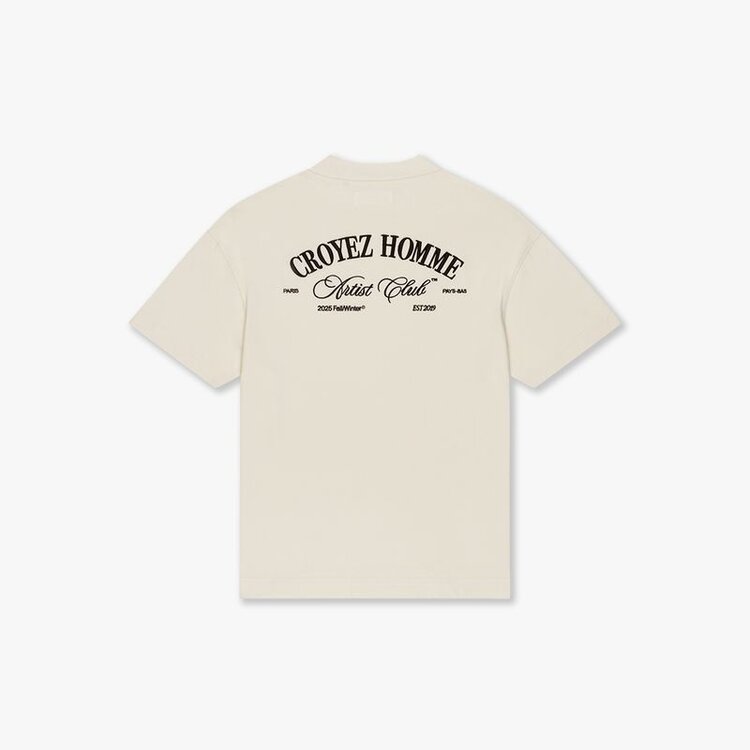 Croyez Croyez T-Shirt Artist Club FW25 Off-White