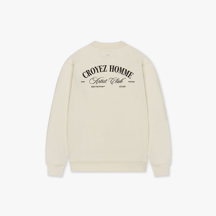 Croyez Croyez Sweater Artist Club FW25 Off-White