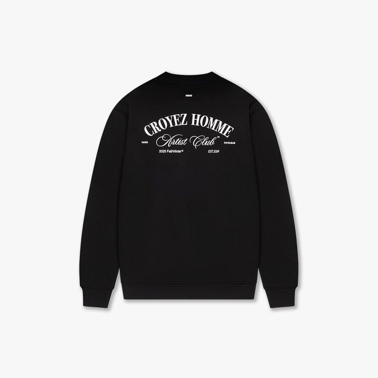 Croyez Croyez Sweater Artist Club FW25 Black
