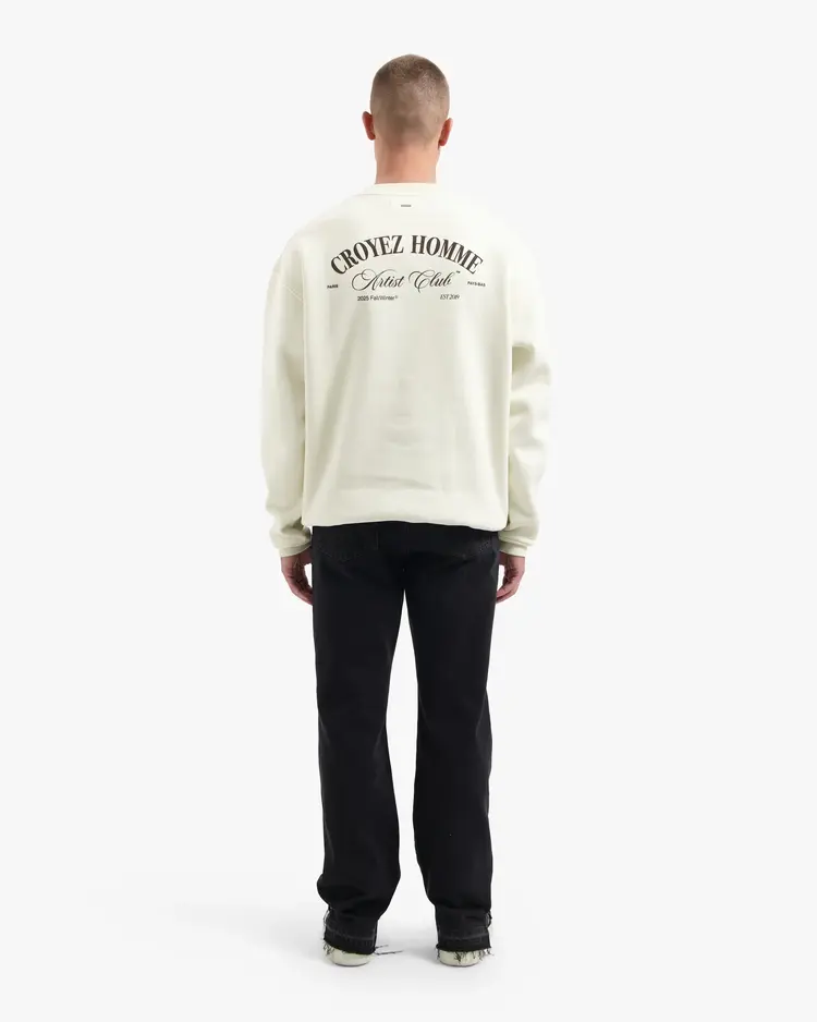 Croyez Croyez Sweater Artist Club FW25 Off-White