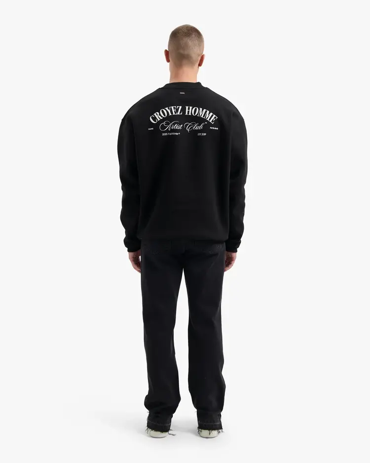 Croyez Croyez Sweater Artist Club FW25 Black