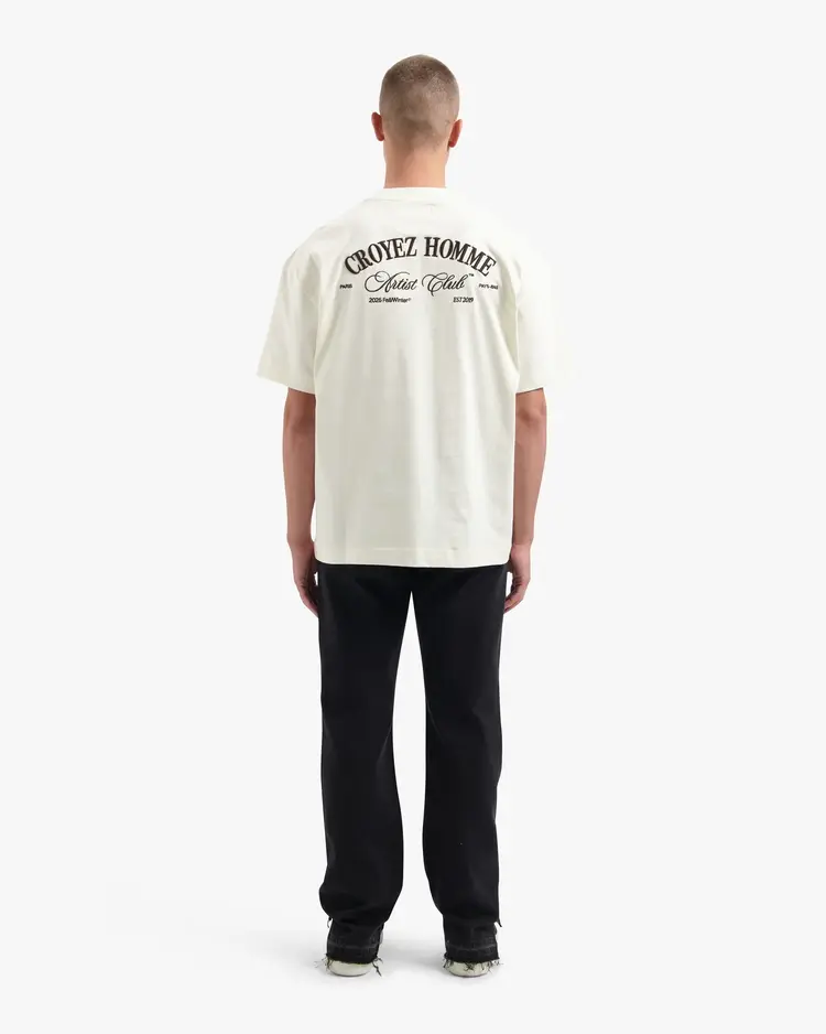 Croyez Croyez T-Shirt Artist Club FW25 Off-White