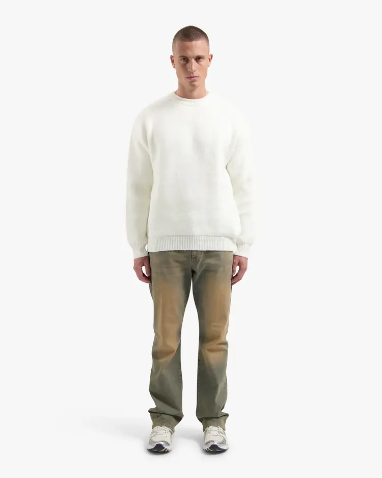 Croyez Croyez Knit Sweater Toujours FW25 Off-White
