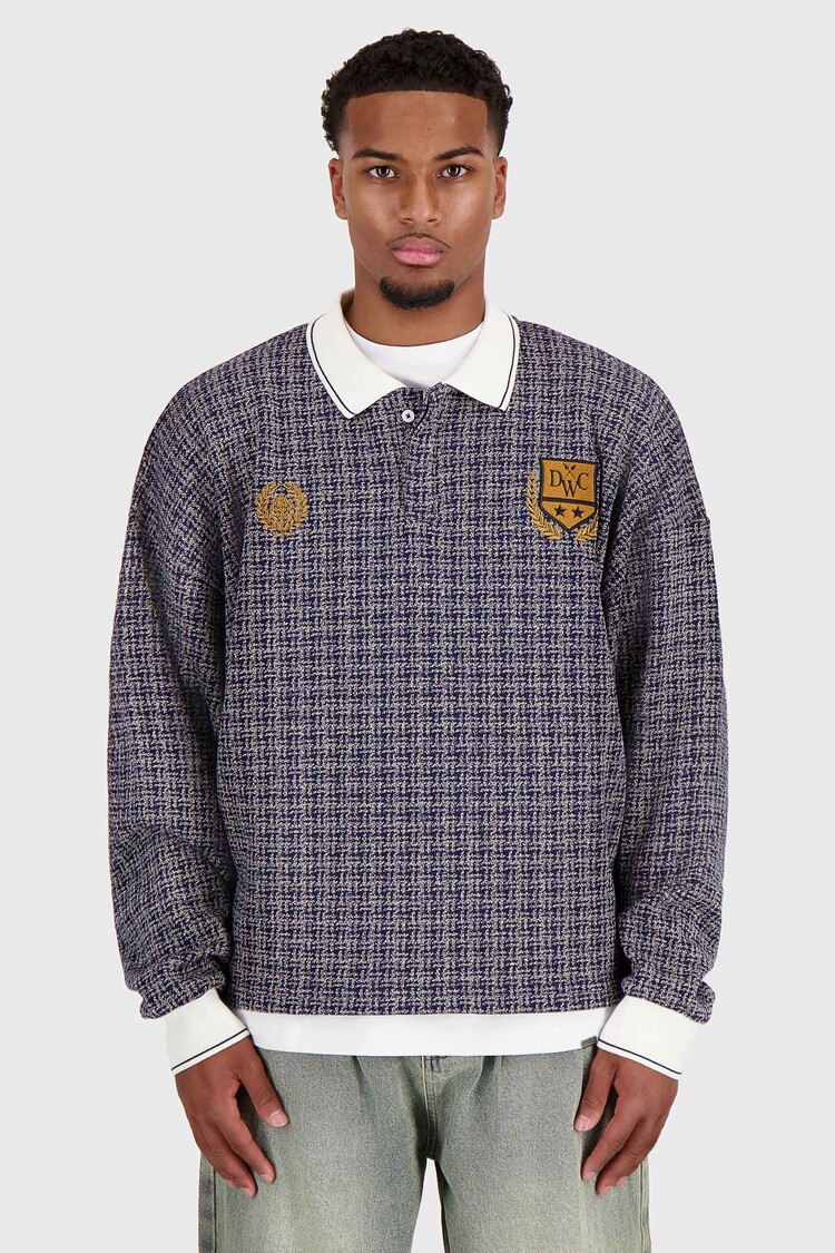 Don't Waste Culture Don't Waste Culture Sweater Alethea FW25 Navy Blue