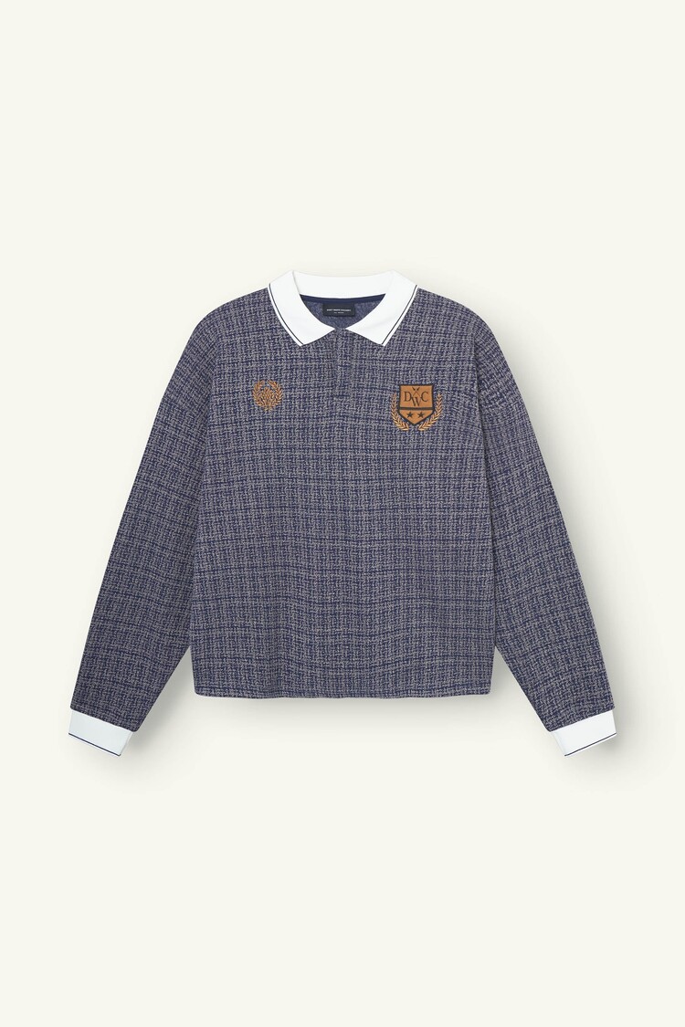 Don't Waste Culture Don't Waste Culture Sweater Alethea FW25 Navy Blue