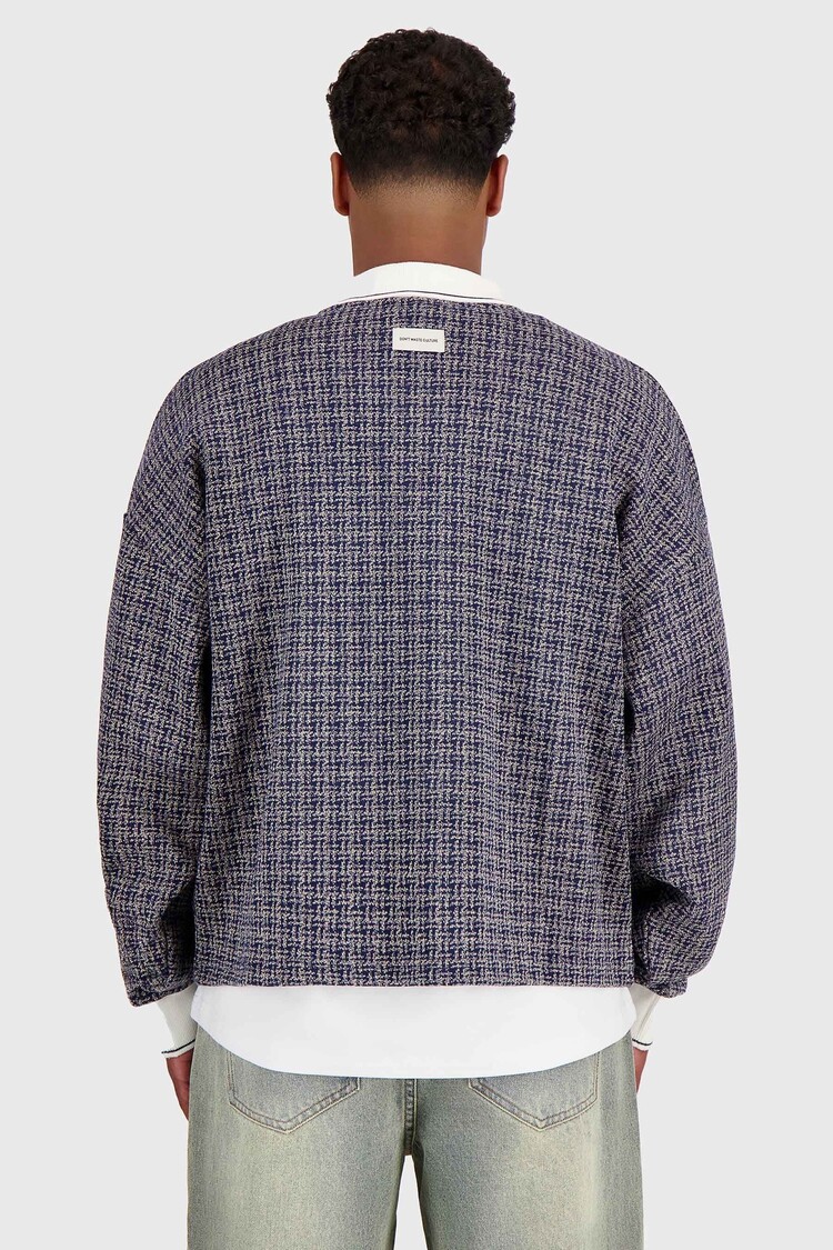 Don't Waste Culture Don't Waste Culture Sweater Alethea FW25 Navy Blue