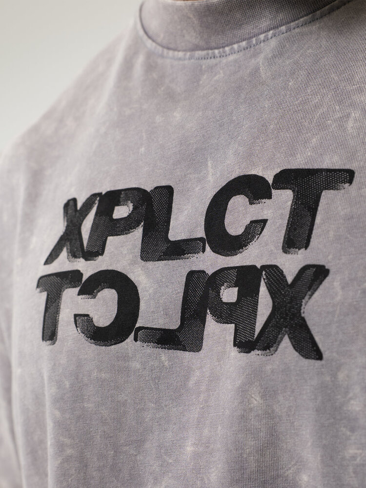 XPLCT XPLCT T-Shirt Hazy FW25 Light Grey