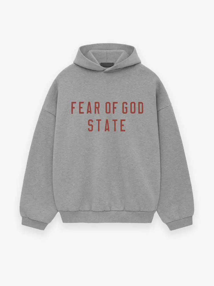 Essentials Fear Of God Essentials Fear Of God Hoodie FW25 State Grey