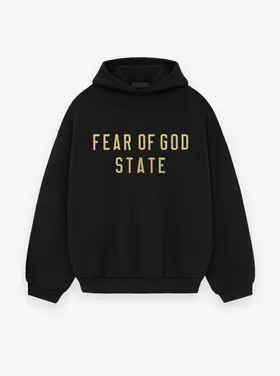 Essentials Fear Of God Essentials Fear Of God Hoodie FW25 State Black