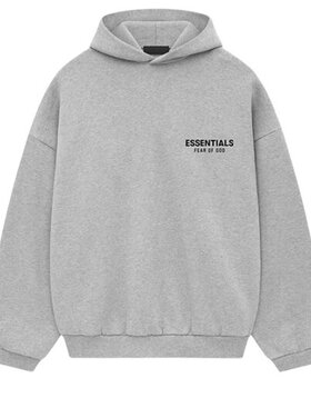 Essentials Fear Of God Essentials Fear Of God Hoodie Fleece FW25 Light Heather