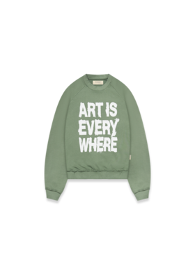 Reternity Reternity Sweater Art Is Everywhere FW25 Washed Green