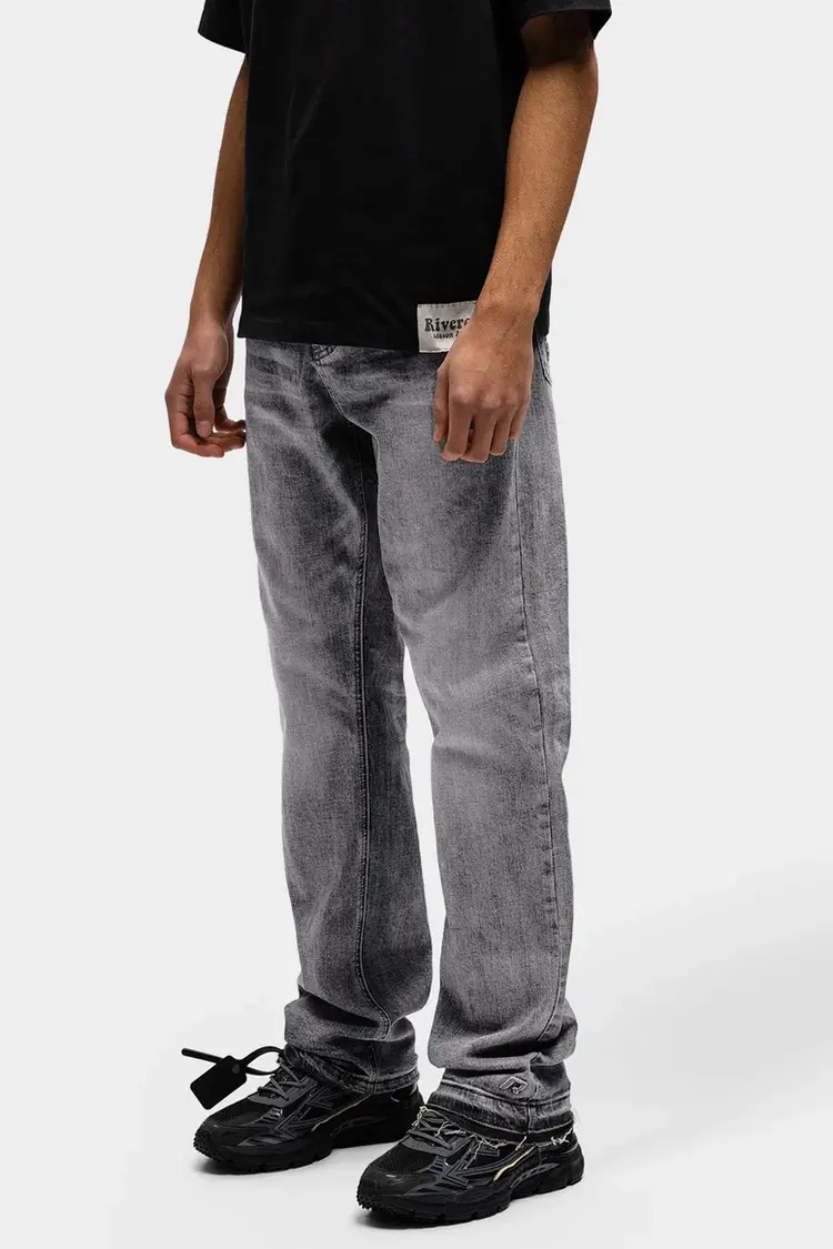 Rivero Rivero Jeans Regular Embossed FW25 Granite Grey