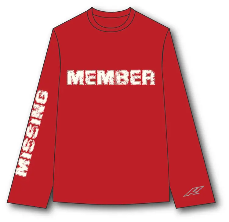 Custom By Ricks Custom By Ricks Longsleeve The Missing 3.0 FW25 Racing Red