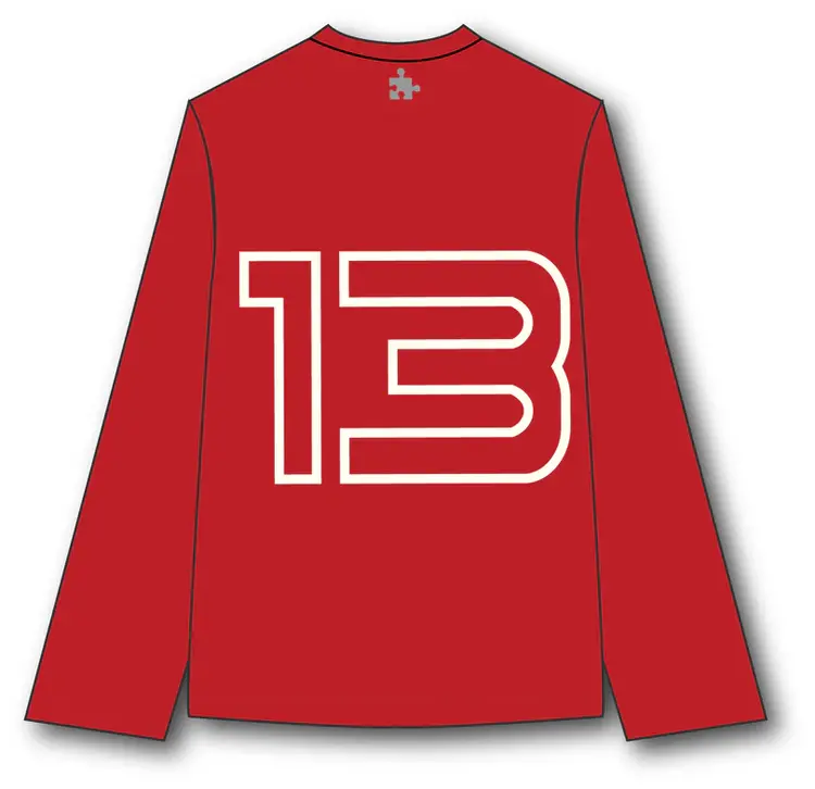 Custom By Ricks Custom By Ricks Longsleeve The Missing 3.0 FW25 Racing Red
