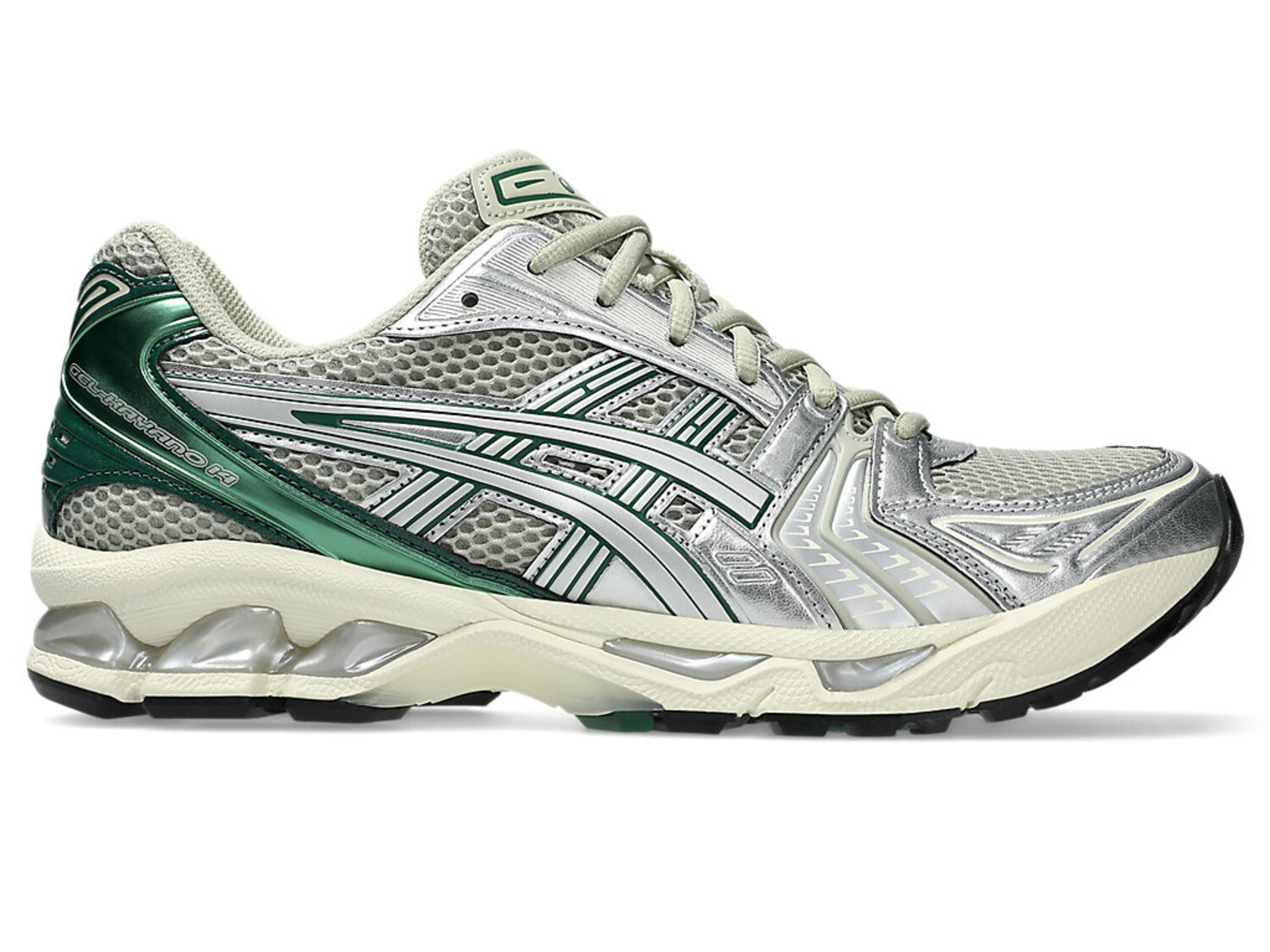 Asics Sneaker Gel Kayano 14 FW25 Dried Leaf Green/Pure Silver - Luna