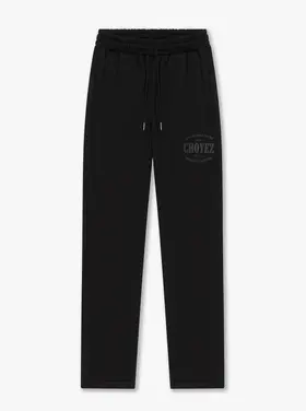 Croyez Croyez Sweatpants Straight Leg Stamp FW25 Black
