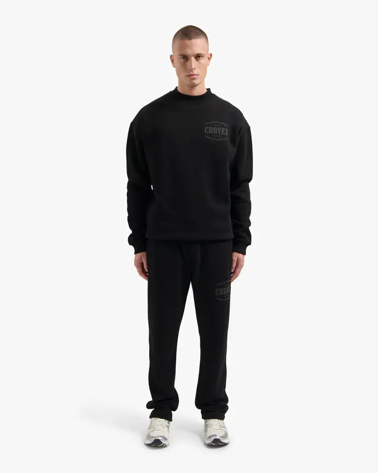 Croyez Croyez Sweater Stamp FW25 Black
