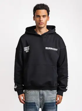 Rheborn Rheborn Hoodie Forever Or Never Club FW25 Black