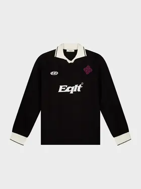 Equalite Equalite Longsleeve Polo Knit Jersey FW25 Black