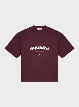 Equalite Equalite T-Shirt Boxy Celeste FW25 Aubergine