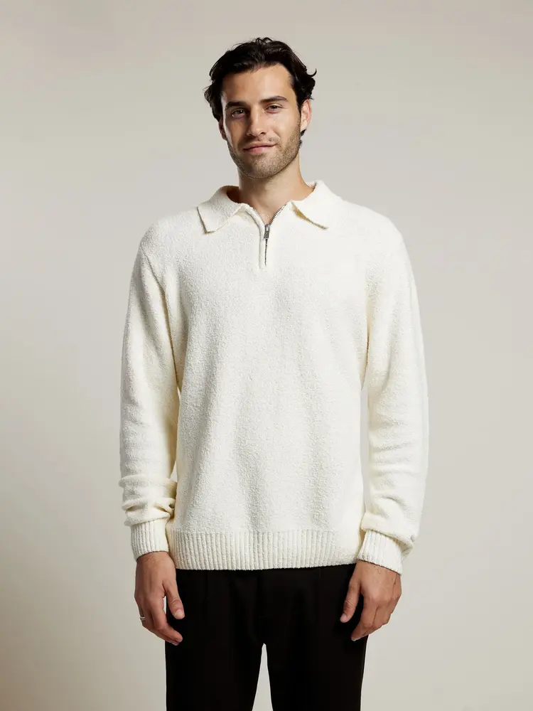 Aeden Aeden Sweater Polo Raider FW25 Off White