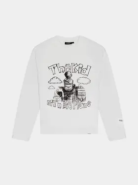 Rivero Rivero Longsleeve Big Plans Graffiti FW25 White
