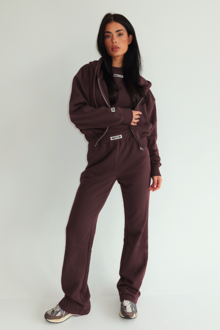 Unique The Label Unique The Label Trackpants Molly NOOS Cacao