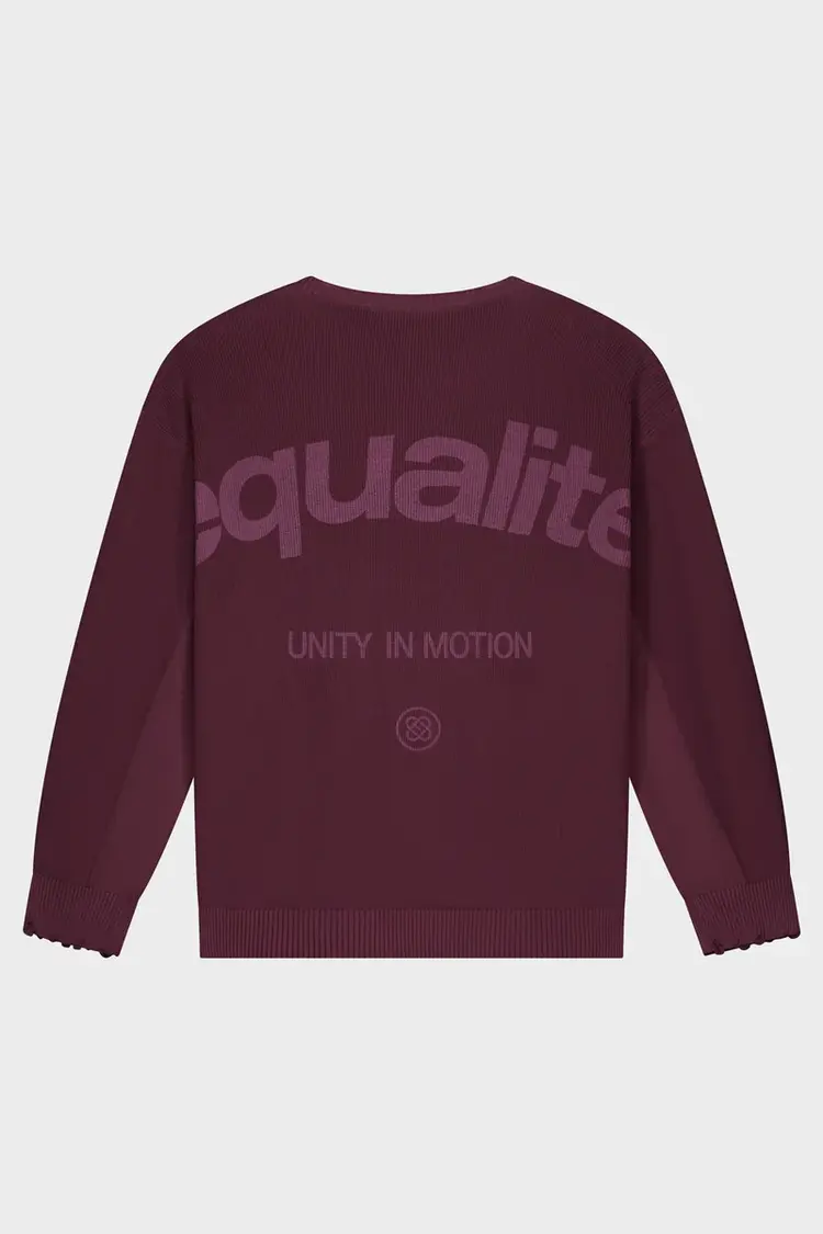 Equalite Equalite Sweater Knit Noor FW25 Aubergine