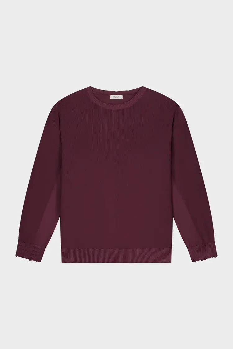 Equalite Equalite Sweater Knit Noor FW25 Aubergine