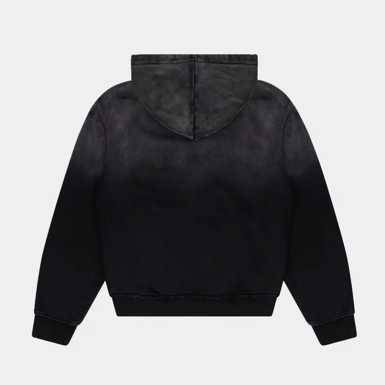 Rivero Rivero Zip Hoodie Statement FW25 Black Shadow