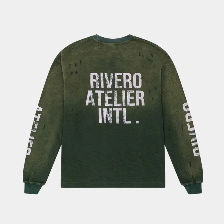 Rivero Rivero Longsleeve Waffle INTL. FW25 Green
