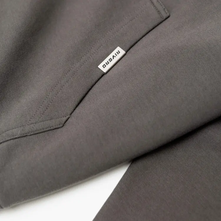 Rivero Rivero Zip Hoodie Double Layered Atelier FW25 Grey