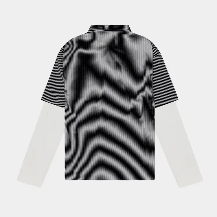 Rivero Rivero Shirt Double Layered INTL. FW25 Black/White
