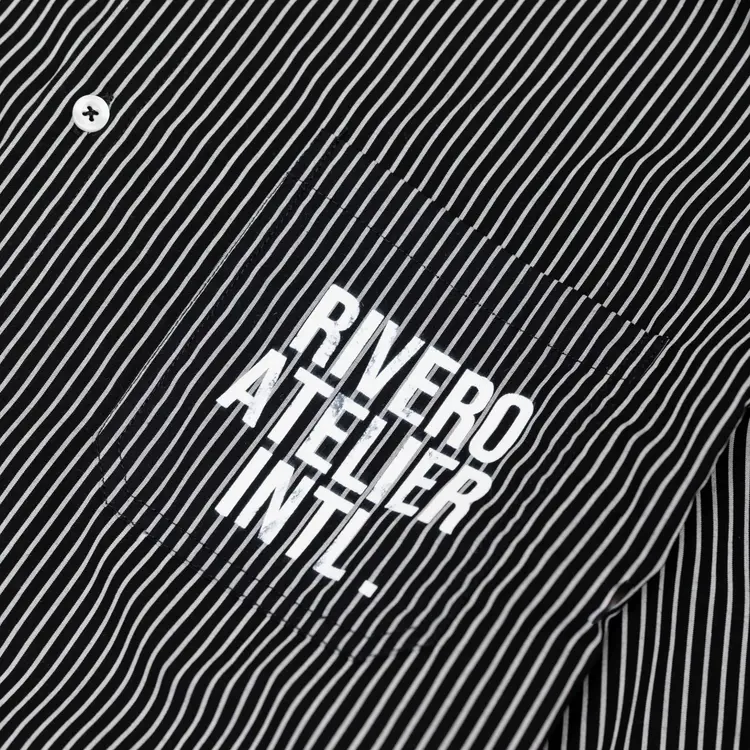 Rivero Rivero Shirt Double Layered INTL. FW25 Black/White