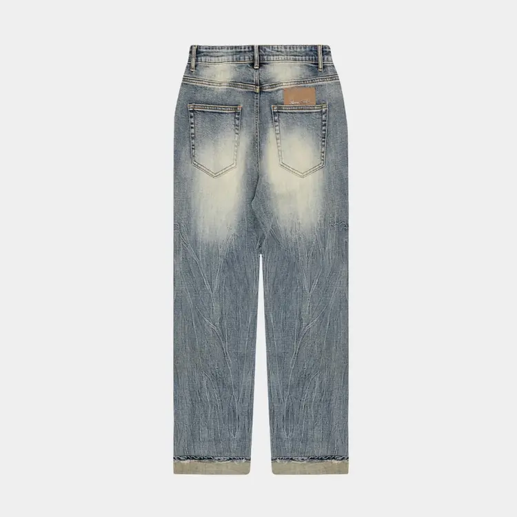 Rivero Rivero Jeans Relaxed Faded Folded FW25 Blue